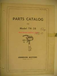 Johnson TN-28 5 hp 1952-53 parts catalog