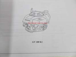 Honda General purpose engine GV100K1 Parts catalogue 1 (Italian Production) -varaosaluettelo