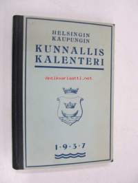 Helsingin kaupungin kunnalliskalenteri 13. 1937