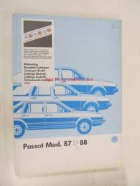 Volkswagen Passat Mod. 87 &gt; 88 Genuine Parts Illustrated Catalogue 1990 -varaosaluettelo