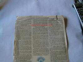 Palovakuutuskirja  toukokuun 7 pv 1940