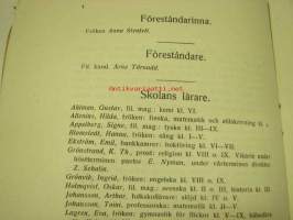 Åbo Samskola 1923-24 redogörelse -toimintakertomus