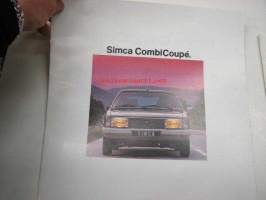 Simca CombiCoupé -myyntiesite