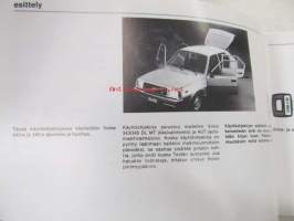 Volvo 343, 345 - käyttöohjekirja 1981