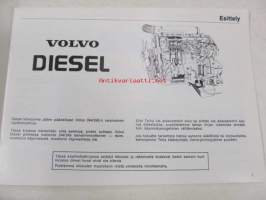 Volvo Diesel vuosimalli 1979 -lisäys käyttöohjekirjaan 242, 244, 245