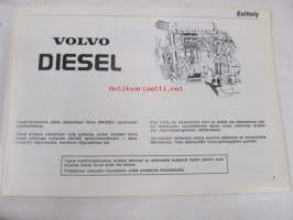 Volvo Diesel vuosimalli 1980 -lisäys käyttöohjekirjaan 242, 244, 245