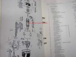 Bolinder-Munktell Dieseltraktor typ 35/36 Reservdelskatalog (Motor) -varaosaluettelo (Moottori)