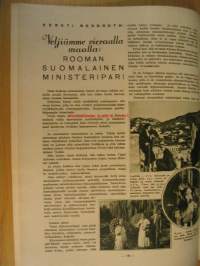 Oma Koti 1934 nr 7 kansi: Martta Wendelin pääsiäisaihe