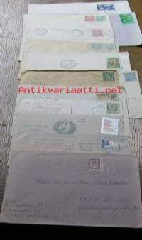 kirjakuorisetti  postimerkit  13 kpl