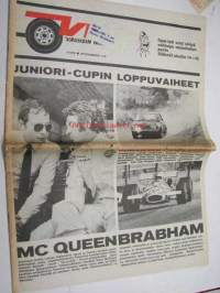 Vauhdin Maailma 1970 nr 4 sis. mm. artikkelit / kuvat / mainokset; Steve McQueen, Max Johansson, Chaparal, Volkswagen + EMPI = 114 hp ym. Aukeaman kuvasarja Geneven