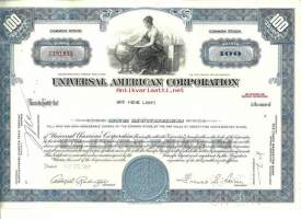 Universal American Corp   osakekirja  USA 1967