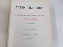 Finsk Tidskrift -sidottu vuosikerta 1929