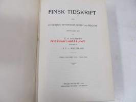 Finsk Tidskrift -sidottu vuosikerta 1930