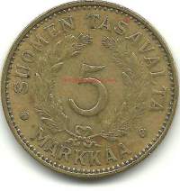 5 markkaa  1949 leveä H