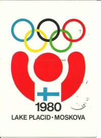 Lake Placid - Moskova 1980  postikortti