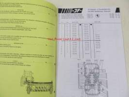 JF Slåmaskine med crimper - Disc mover - Scheibenmäher - Faucheuses conditionneuses GMS 2400D, 2800D, GCS 2400D, 2800D  Spare Parts List 1 -niittokone