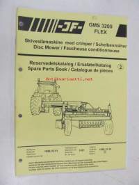 JF Skiveslåmaskine med crimper - Disc mover - Scheibenmäher - Faucheuses conditionneuses GMS 3200 FLEX  Spare Parts List 2 -niittokone varaosaluettelo