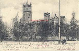 Wasa Lutherska Kyrkan - paikkakuntakortti  kirkkokortti , kulkenut   1903  merkki pois