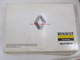 Renault 4, 5, Express, Clio, 19, 21, Nevada, 25, Espace, Traffic, Master &gt;1991  P.R. 901 9 9/1990 varaosaluettelo
