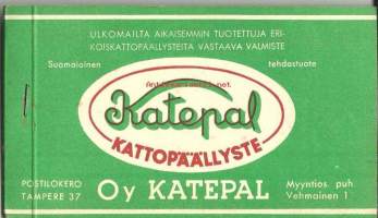 Katepal Oy - mainos / näyte -   kattopäällyste