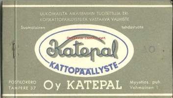 Katepal Oy - mainos / näyte -   kattopäällyste AO