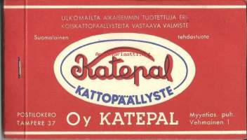 Katepal Oy - mainos / näyte -   kattopäällyste
