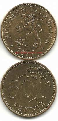 50 penniä  1977