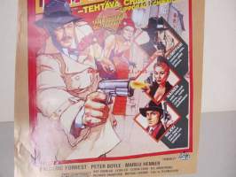 Hammett - tehtävä Chinatownissa - Hammett - uppdrag i Chinatown -elokuvajuliste, Frederic Forrest, Peter Boyle, Marilu Henner, Francis Coppola, Wim Wenders