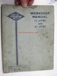 Riley 1,5 litre and 2,5 litre workshop manual -korjaamokirja englanniksi