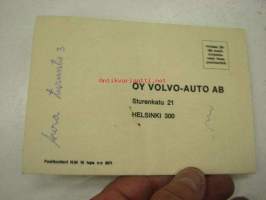 BM-Volvo Buster 400 -mainoskortti