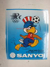 Sanyo Official Video Products of the 1984 L.A. Olympics -tarra