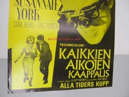 Kaikkien aikojen kaappaus - Alla tiders kupp -elokuvajuliste, Warren Beatty, Susannah York, Jack Smight
