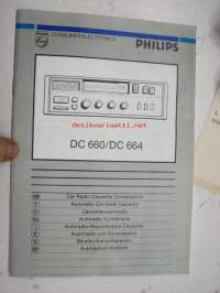 Philips DC 660/DC 664 autoradioyhdistelmä -käyttöohjekirja