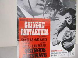 Gringon rautakoura - Gringos järnnäve -elokuvajuliste, Telly Savalas, George Maharis, Nathan H. Juran