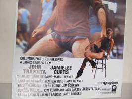 Perfect -elokuvajuliste, John Travolta, Jamie Lee Curtis, James Bridges