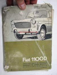 Fiat 1100D catalogo parti di ricambio -varaosaluettelo