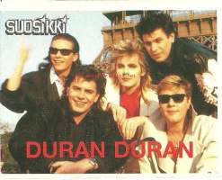 Duran Duran 2, Suosikki - lehden  tarra  10x8 cm