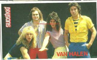 Van Halen, Suosikki - lehden  tarra  13x8 cm
