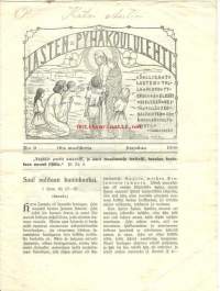 Lasten Pyhäkoululehti 1908 nr 9
