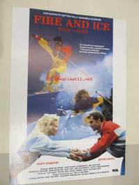 Fire and Ice - Tulta ja jäätä -elokuvajuliste, Suzy Chaffee, John Eaves, Willy Bogner