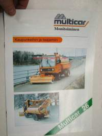 Multicar 26 -kaupunki- ja taajamatyökone -myyntiesite