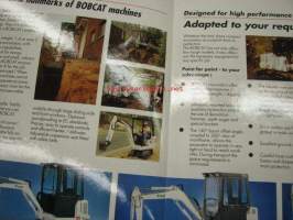 Bobcat compact excavators X 220, X 225, X 231, X 238 -myyntiesite