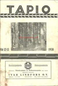 Tapio 1930 nr 12-13