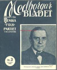 Medborgarebladet 1952 nr 3