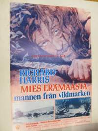 Mies erämaasta - Mannen  från vildmarken -elokuvajuliste, Richard Harris, John Huston, Richard Sarafian