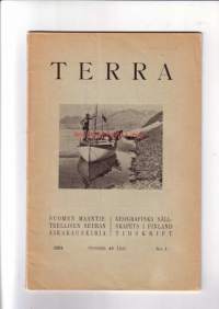 Terra no 1 1934 - Suomen Maantieteellisen Seuran aikakauskirja