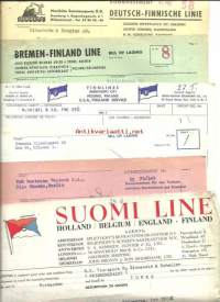 Laivojen konnossemetteja 6 eril 1960 erä 3