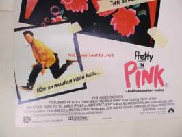 Pretty in Pink -vaaleanpunainen unelma -elokuvajuliste, Molly Ringwald, Harry Dean Stanton, Howard Deutch