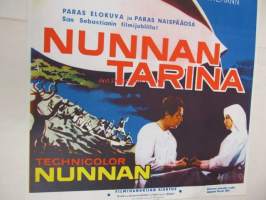 Nunnan tarina - Nunnan -elokuvajuliste, Audrey Hepburn, Fred Zinnemann
