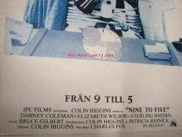 9 to 5 - från 9 till 5 -elokuvajuliste, Jane Fonda, Lily Tomlin, Colin Higgins